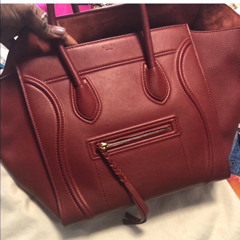 Celine phantom burgundy